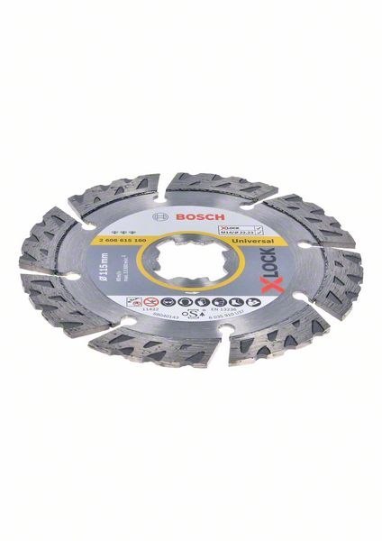 BOSCH TARCZA DIAMENTOWA UNIWERSAL 115*2 X-LOCK BOSCH TARCZA DIAMENTOWA UNIWERSAL 115*2 X-LOCK
