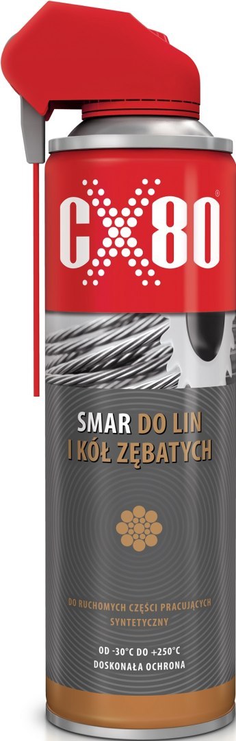 CX-80 SMAR DO LIN STALOWYCH I KÓŁ ZĘBATYCH DUO SPRAY 500ML