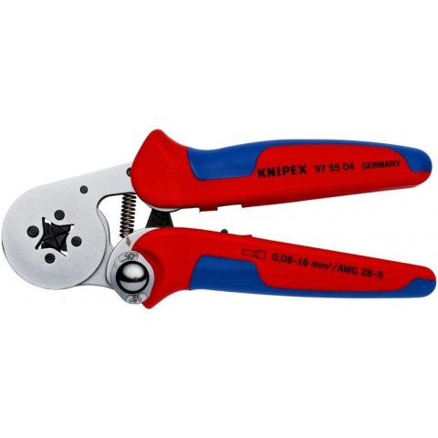 KNIPEX SAMONASTAWNE SZCZYPCE DO ZAGNIATANIA TULEJEK 180MM