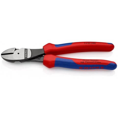 KNIPEX SZCZYPCE TNĄCE BOCZNE O ZWIĘKSZONYM PRZEŁOŻENIU 200MM