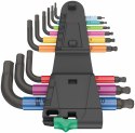 WERA ZESTAW KLUCZY TRZPIENIOWYCH 950/9 HEX-PLUS MULTICOLOUR