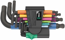 WERA ZESTAW KLUCZY TRZPIENIOWYCH 950/9 HEX-PLUS MULTICOLOUR