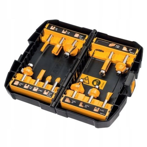 DEWALT ZESTAW FREZÓW 15 EL.