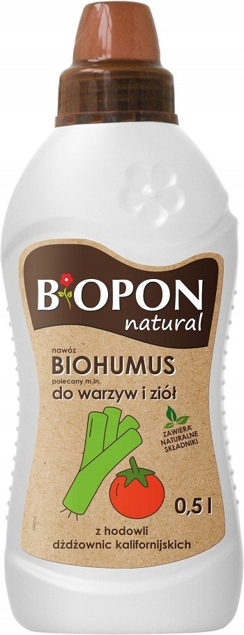 BIOPON BIOHUMUS - DO . WARZYW I ZIÓŁ 0.5L