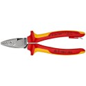 KNIPEX SZCZYPCE DO ZAGNIATANIA TULEJEK KABLOWYCH 180MM