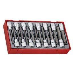 TENG TOOLS ZESTAW NASADEK HEX I TORX 15 ELEMENTÓW