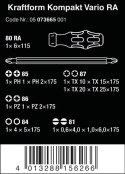 WERA ZESTAW KRAFTFORM KOMPAKT VARIO RA SB, 7CZ.