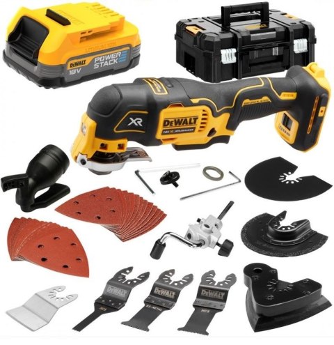 DEWALT AKUMULATOROWE NARZĘDZIE WIELOFUNKCYJNE 18V XR 1*1.7AH TSTAK