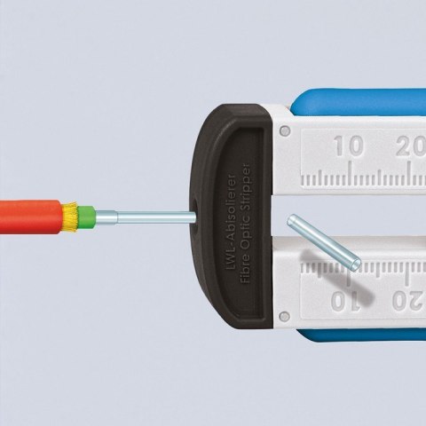 KNIPEX PRZYRZĄD DO ŚCIĄGANIA IZOLACJI Z KABLI ŚWIATŁOWODOWYCH 190MM KNIPEX PRZYRZĄD DO ŚCIĄGANIA IZOLACJI Z KABLI ŚWIATŁOWODOWYCH 190MM