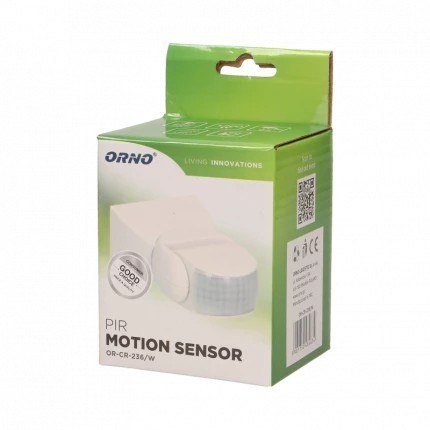ORNO CZUJNIK RUCHU 180 ST. IP65 1200W BIAŁY ORNO CZUJNIK RUCHU 180 ST. IP65 1200W BIAŁY
