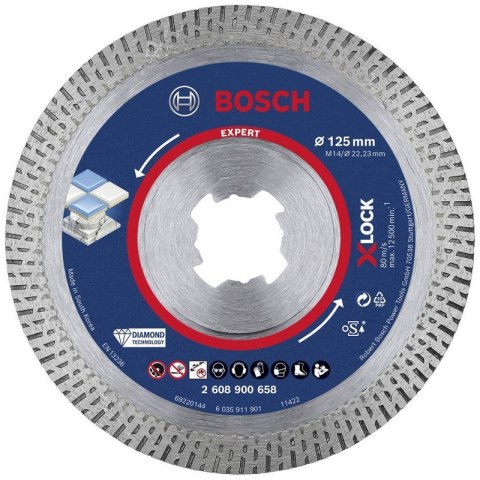 BOSCH TARCZA DIAMENTOWA EXPERT HARD CERAMIC 125*1.4 X-LOCK