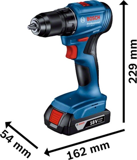 BOSCH WIERTARKO-WKRĘTARKA AKUMULATOROWA GSR 185-LI 0*AH BOSCH WIERTARKO-WKRĘTARKA AKUMULATOROWA GSR 185-LI 0*AH