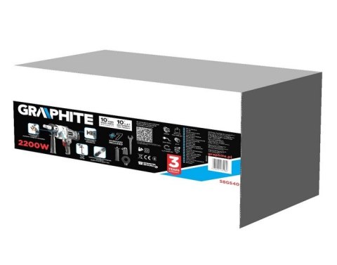 GRAPHITE WIERTNICA DIAMENTOWA 2200W GRAPHITE WIERTNICA DIAMENTOWA 2200W