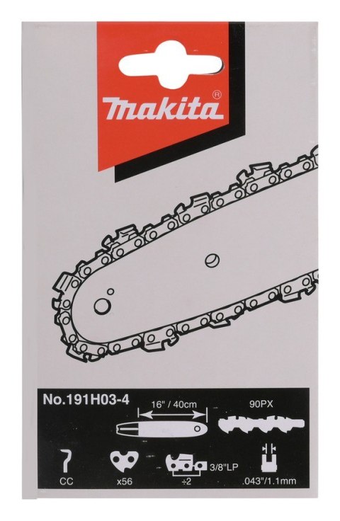 MAKITA ŁAŃCUCH TNĄCY 40CM PODZIAŁKA 3/8'' SZER. ROWKA 1.1MM MAKITA ŁAŃCUCH TNĄCY 40CM PODZIAŁKA 3/8'' SZER. ROWKA 1.1MM