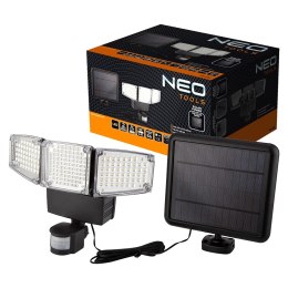 NEO LAMPA SOLARNA ŚCIENNA POTRÓJNA LED 1000LM