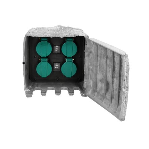ORNO GNIAZDO OGRODOWE KAMIEŃ 4X2P+Z, 3X1,5MM ORNO GNIAZDO OGRODOWE KAMIEŃ 4X2P+Z, 3X1,5MM