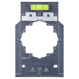 WOLFCRAFT SZABLON DO MONTAŻU GNIAZDEK I WŁĄCZNIKÓW ELEKTRYCZNYCH