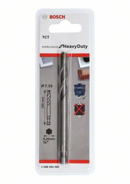 BOSCH PILOT PC PLUS TCT 7.15*105MM BOSCH PILOT PC PLUS TCT 7.15*105MM