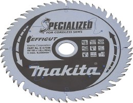 MAKITA PIŁA SPIEKOWA 'EFFICUT' 165*20*56Z DO DREWNA, MDF, LAMINAT