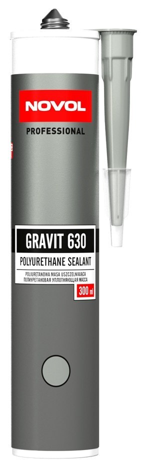 NOVOL MASA POLIURETANOWA GRAVIT 630 300ML SZARA