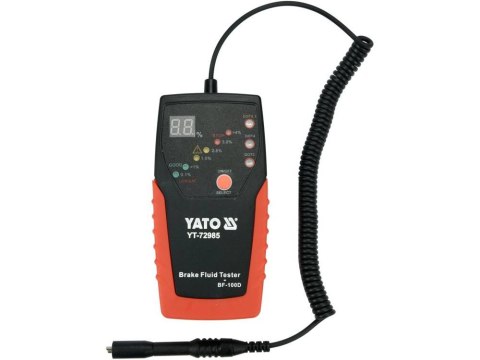 YATO TESTER DO PŁYNU HAMULCOWEGO ELEKTRONICZNY WYŚWIETLACZ YATO TESTER DO PŁYNU HAMULCOWEGO ELEKTRONICZNY WYŚWIETLACZ