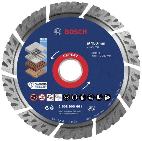 BOSCH TARCZA DIAMENTOWA EXPERT MM 150*2.4MM BOSCH TARCZA DIAMENTOWA EXPERT MM 150*2.4MM