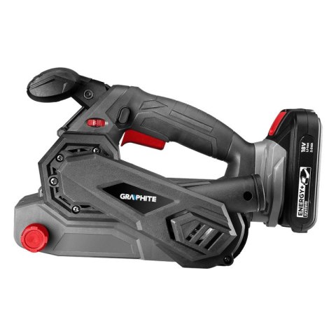 GRAPHITE SZLIFIERKA TAŚMOWA AKUMULATOROWA ENERGY+ 18V, BEZ AKUM. GRAPHITE SZLIFIERKA TAŚMOWA AKUMULATOROWA ENERGY+ 18V, BEZ AKUM.