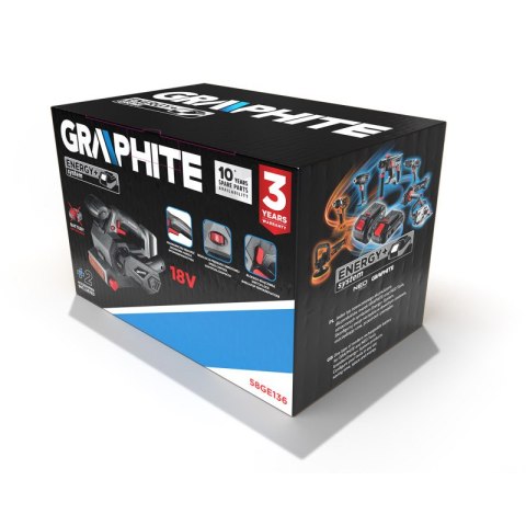 GRAPHITE SZLIFIERKA TAŚMOWA AKUMULATOROWA ENERGY+ 18V, BEZ AKUM. GRAPHITE SZLIFIERKA TAŚMOWA AKUMULATOROWA ENERGY+ 18V, BEZ AKUM.