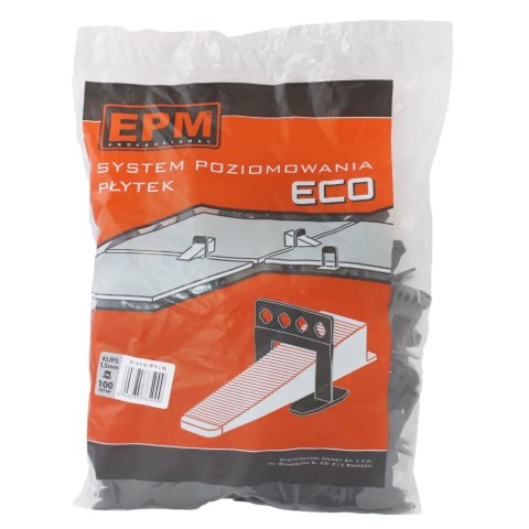 EPM SYSTEM UKŁADANIA PŁYTEK ECO 100 KLIPSÓW 1,5MM EPM SYSTEM UKŁADANIA PŁYTEK ECO 100 KLIPSÓW 1,5MM