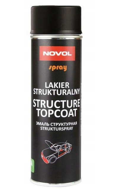 NOVOL LAKIER STRUKTURALNY CZARNY 500 ML