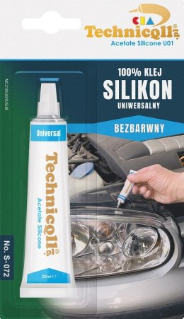 TECHNICQLL KLEJ SILIKON UNIWERSALNY BEZBARWNY 20ML