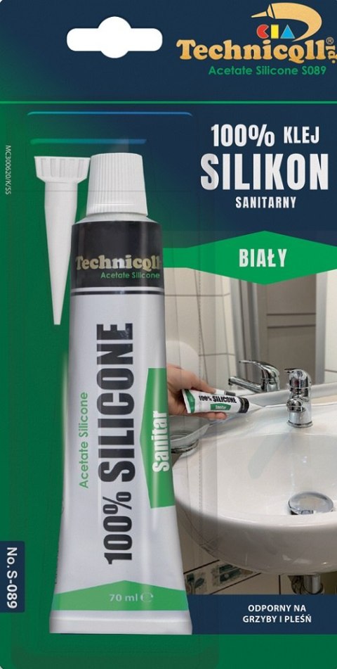 TECHNICQLL SILIKON SANITARNY BIAŁY 70ML