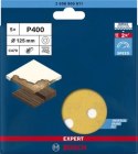 BOSCH PAPIER ŚCIERNY EXPERT EXC470 D125 G400 8OTW 5PC.