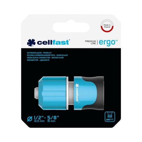 CELL-FAST SZYBKOZŁĄCZE PRZELOTOWE 1/2 ERGO CELL-FAST SZYBKOZŁĄCZE PRZELOTOWE 1/2 ERGO