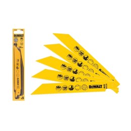 DEWALT BRZESZCZOTY DO PIŁY SZABLASTEJ 152*2.5MM 5 SZT.