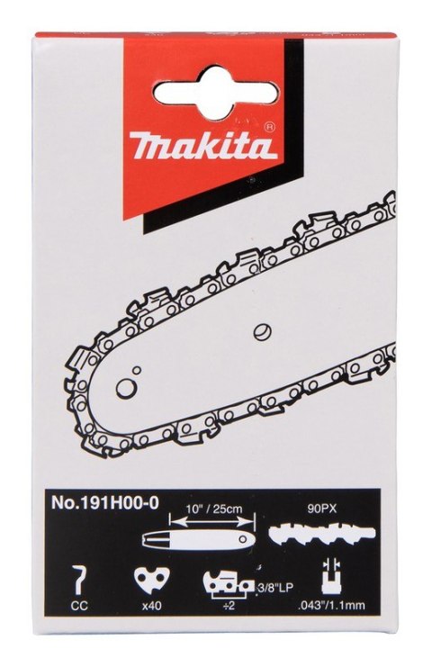MAKITA ŁAŃCUCH TNĄCY 25CM PODZIAŁKA 3/8'' SZER. ROWKA 1.1MM DUC254 MAKITA ŁAŃCUCH TNĄCY 25CM PODZIAŁKA 3/8'' SZER. ROWKA 1.1MM DUC254