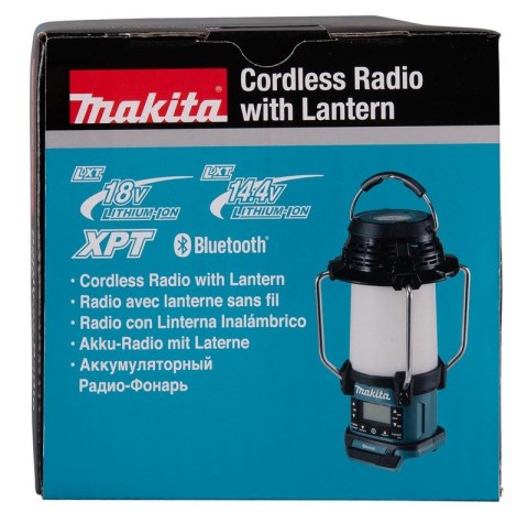MAKITA ODBIORNIK RADIOWY Z LAMPĄ I LATARKĄ 18V FM BLUETOOTH USB MAKITA ODBIORNIK RADIOWY Z LAMPĄ I LATARKĄ 18V FM BLUETOOTH USB