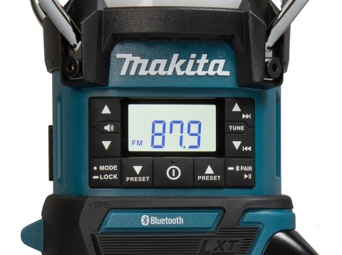 MAKITA ODBIORNIK RADIOWY Z LAMPĄ I LATARKĄ 18V FM BLUETOOTH USB MAKITA ODBIORNIK RADIOWY Z LAMPĄ I LATARKĄ 18V FM BLUETOOTH USB