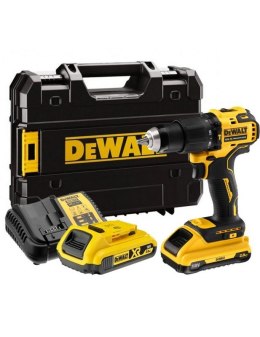 DEWALT WIERTARKO-WKRĘTARKA AKUMULATOROWA UDAROWA 18 V 2*2.0AH