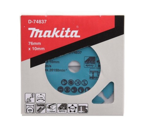 MAKITA TARCZA DIAMENTOWA SEGMENTOWA 76*10MM MAKITA TARCZA DIAMENTOWA SEGMENTOWA 76*10MM