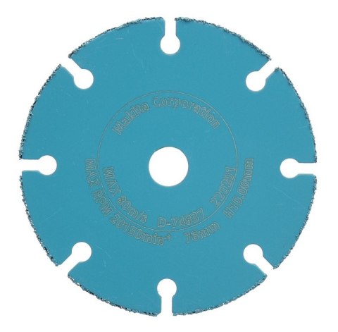 MAKITA TARCZA DIAMENTOWA SEGMENTOWA 76*10MM MAKITA TARCZA DIAMENTOWA SEGMENTOWA 76*10MM