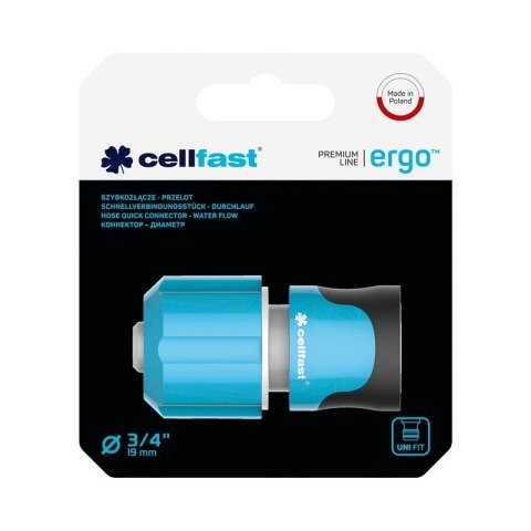 CELL-FAST SZYBKOZŁĄCZE PRZELOTOWE 3/4 ERGO CELL-FAST SZYBKOZŁĄCZE PRZELOTOWE 3/4 ERGO