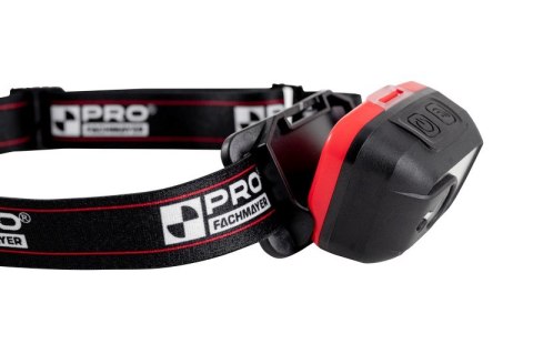 PRO LATARKA CZOŁOWA LED Z AKU. 450LM PRO LATARKA CZOŁOWA LED Z AKU. 450LM