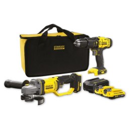 STANLEY ZESTAW SFMCD711 + SFMCG400 V20 2*2.0AH