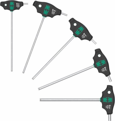 WERA ZESTAW WKRĘTAKÓW PROFIL HEX PLUS W 454/5 HF SHK SET 1, 5CZ.