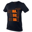 NEO T-SHIRT Z NADRUKIEM MA SIĘ DA ROZMIAR XL