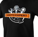 NEO T-SHIRT Z NADRUKIEM MOTO EXPERT ROZMIAR L