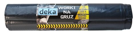 DEKA WORKI NA GRUZ EKSTRA MOCNE CZARNE 70*100CM 120L A10