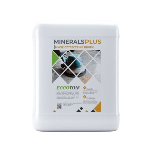 Mycie kamieni elewacji nagrobków Minerals Plus 20L