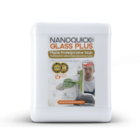 Profesjonalny płyn do szyb NANOQUICK Glass Plus 5L